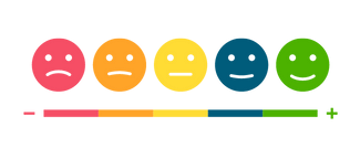 caras simulando distintas emociones representando las tarjetas de emociones como parte del material para psicología infantil