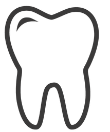 dibujo de un diente representando la historia clínica dental