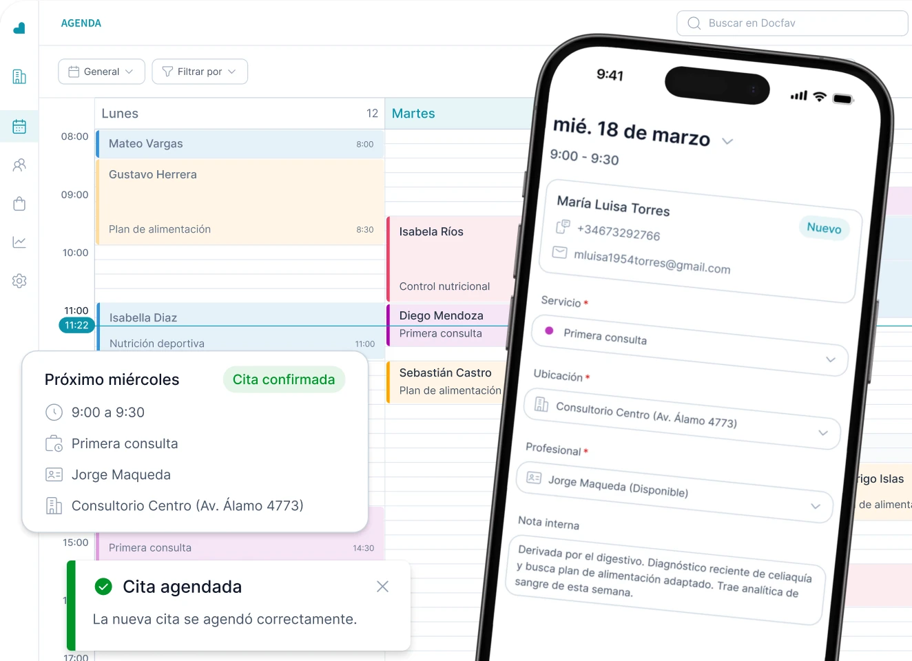 Software para nutricionistas con seguimiento de pacientes